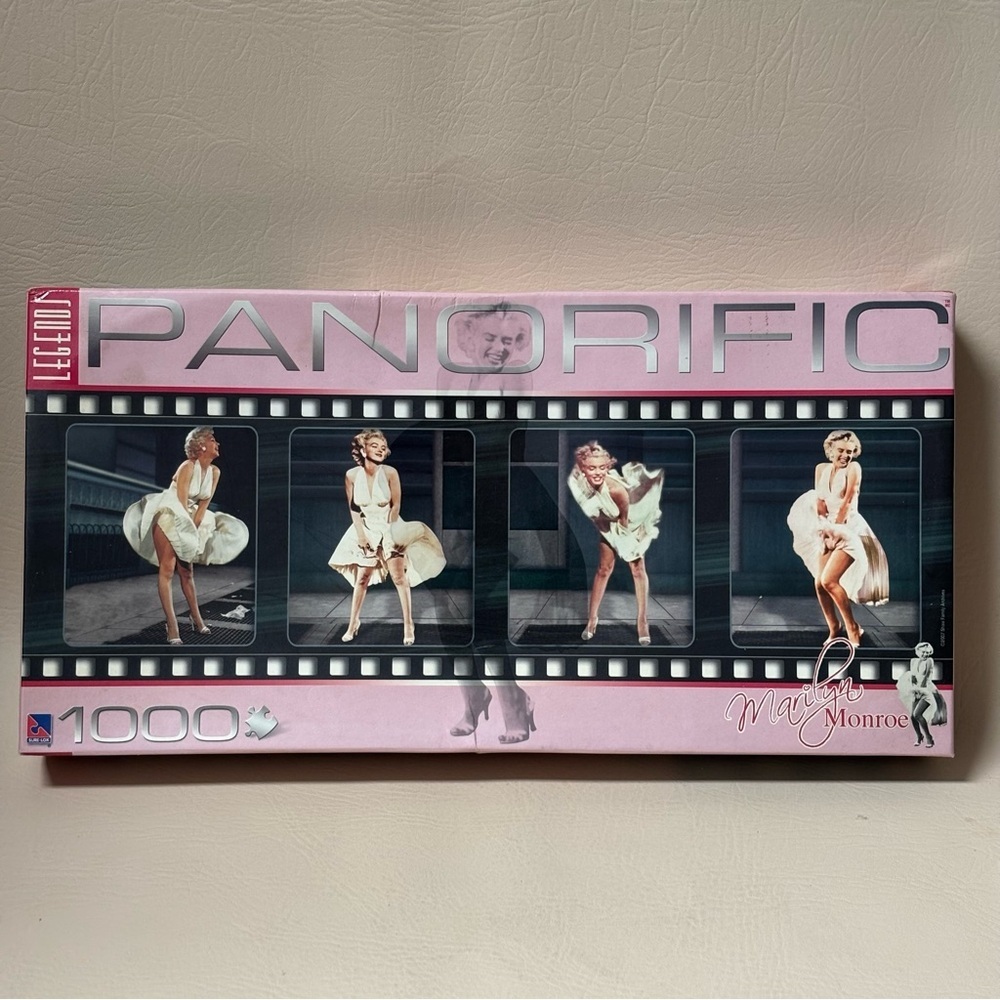 Marilyn Monroe Seven Year Itch 1000 Piece Panoramic Jigsaw Puzzle Sealed